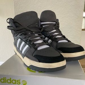 Men’s Size 13. Adidas. Black Gray